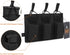 KRYDEX Triple/Double/Single Open-Top Mag Pouch for 5.56 .223 Magazine with 1911 HK45 Glock 9mm Pouch