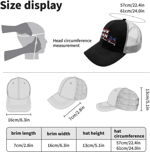 Hawk TUAH Spit On That Thang Trucker Hat, Funny Mesh Baseball Cap for Summer, Hawk Tush Spit On That Thang Hat