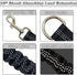 Short Dog Leash Extender, 18 in Bungee Shock Absorbing Nylon Leash for Medium Large Dogs Walking Training