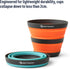 Sea to Summit Frontier Ultralight Collapsible Camp Cup, 12 Ounce Aqua Sea Blue