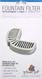 Pioneer Pet Replacement Filters for Ceramic & Stainless Steel Fountains, Raindrop Filters (3 filters)