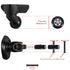 OwnMy 80mm x 23mm Luggage Wheels Replacement Set of 2, Mute Suitcase Replacement Wheels with Black Screws