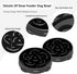 4 Cups Slow Feeder Dog Bowls for Large Breeds, Dog Puzzle Feeder, Black Slow Eating Bowl, 1 Pcs