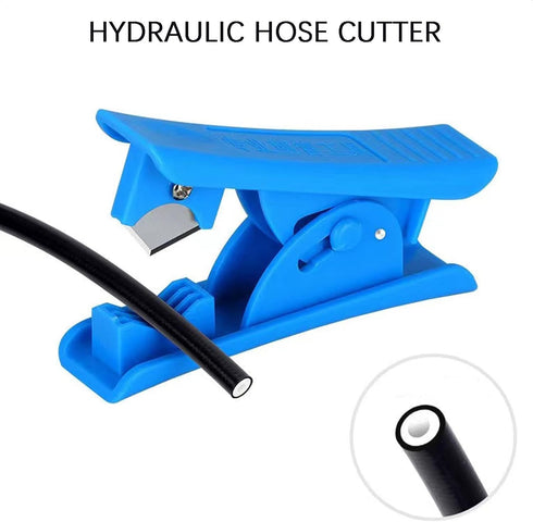Upgraded Needle Driver Insertion Tool Set, Hydraulic Hose Fitting Insert Tool with Hose Cutter for Road MTB Bike