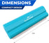 Deshedding Brush for Dogs Cats EasyGroomer | Turquoise | Undercoat Tool for Large and Small Pets