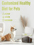 5.8lbs/98OZ/5.3qt 5.5L LivLab Mker Airtight Dog food storage container with lids,Dog Treat Container With Measuring