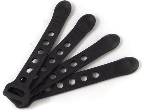 Heininger 1012 Advantage SportsRack Black Replacement Saddle Straps (Pack of 4) by Heininger