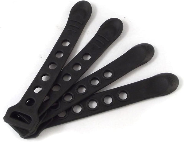 Heininger 1012 Advantage SportsRack Black Replacement Saddle Straps (Pack of 4) by Heininger