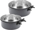 Dog Crate Bowls, 2 Pack Stainless Steel Hanging Water Food Bowls with Clamp, Anti-Spill for Small Medium Large Dogs