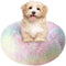 Otoez Kitten Puppy Bed, Extra Small Round Dog Cat Anti Anxiety Plush Bed with Non-Slip Waterproof Bottom