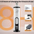 Trimmers 3 (2 Silent Groom Pro Dog Nail Grinder -Professional Cat & Dog Nail with light & Speeds, Pet Nail Grinder
