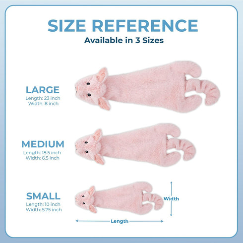 Best Pet Supplies 2-in-1 Stuffless Squeaky Dog Toys - Soft Durable Fabric for Small, Medium, Large Pets, No Stuffing