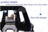 YBEKI SPD Pedals, Hybrid Pedal with Toe Clip & Straps, Suitable for Spin Bike & Indoor Exercise Bikes