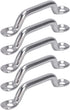 Pissente Boat Top Pad Eye, Pack of 10, 316 Stainless Steel Kayak Deck Loop Tie Down Anchor Point Set