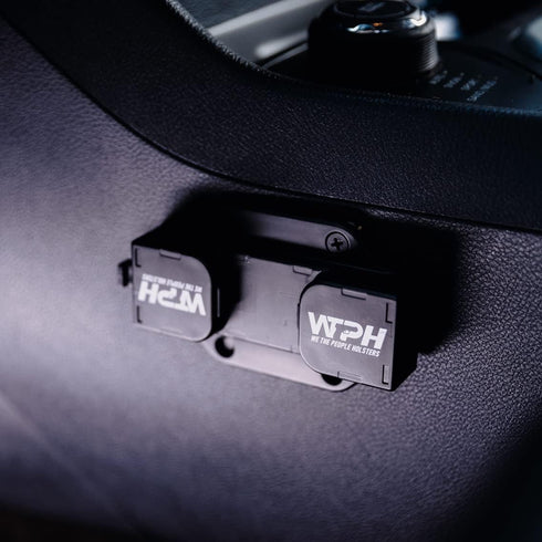 We The People Holsters IWB Car Gun Mount - Universal Flat Mounting Holster for Concealed Carry, Quick Release