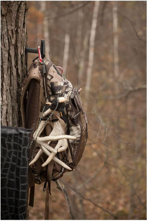 Hawk Jab Handle Easy-Grip Lightweight Hunting Tree Hook with Beefy T-Handle and Ultra-Sharp AugerTip Threads