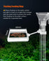 Shrimp Feeding Dish Set, Aquarium Fish Feeder Tube Kit with Feeding Ring and Cleaning Brush