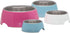 Loving Pets - Retro Bowl Dog Food Water Bowl No Tip Stainless Steel Elevated Pet Bowl No Skid Spill Proof (Large, White)