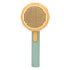 Pet Grooming Brush - Portable Self Cleaning Slicker Brush for Indoor Cats, Dog Brush for Shedding Short and Long Haired