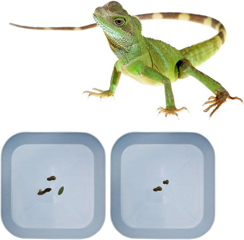 MAGNEECH 2 Pcs Leopard Gecko Potty Pad,Crested Gecko Potty LatrineLeopard Gecko TrayReptile Litter