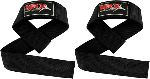 MRX Weight Lifting Bar Strap for Gym Workout, Padded Straps for Men/Women