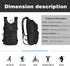 MOSISO Tactical Hydration Pack Backpack, Lightweight Military Daypack with 3L Water Bladder