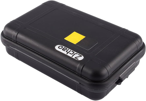 Qqmora Waterproof Storage Case - Portable Sealed Impact Resistant Shockproof Box for Camping Fishing