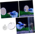 Beta Fish Tank Accessories Set, 1 Betta Training Mirror Double Sided Acrylic Float 6cm