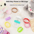 WALLFID (1 Personalized Baby Bottle Name Labels,Custom Silicone Baby Bottle Labels,Reusable Daycare Identification