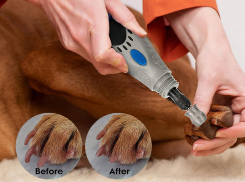 Pet Nail Grinder Trimmer for Dremel - 1/8'' Safe and Painless Nail Grinder Wheel for Dogs & Pets
