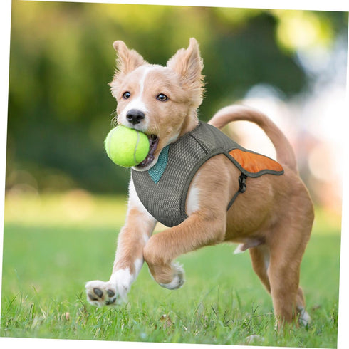 POPETPOP Dog Cooling Vest, Reflective Dog Cooling Coat with Adjustable Side Straps, Pet Cooler Jacket for Small, Medium