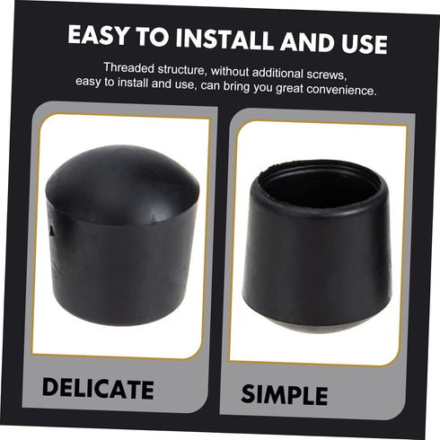 16 Pcs Foosball Table End Caps Plugs for Soccer Table Rods Accessories for Football Machines Ideal for Indoor