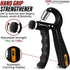 Hand Grip Strengthener Trainer with Adjustable Resistance 10-130lbs (4.5-59kg), Forearm Hand Grip Strength Exerciser for Muscle Building, Injury Recovery, and Therapy Stress Relief by OFFICE GRIND