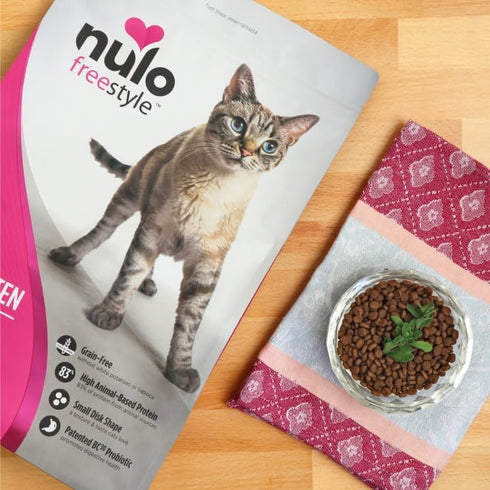 Nulo Freestyle Cat & Kitten Food, Premium Grain-Free Dry Small Bite Kibble, High Animal-Based Protein