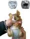 2 Pcs Squirrel Diapers- Reusable Washable Squirrel Diapers Absorbent with Strong &