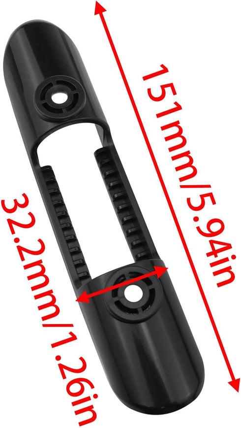 Universal Kayak Paddle Holder Clip, Deck Mounted Fishing Net Clip with Screws for Kayaking and Fishing Tackle Fitting