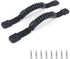 ORLANG Kayak Carry Handles, 2-Hole Replacement Handles with Screws for Canoe, Boat, Black/Orange