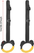 SquEqu Kids Gymnastic Rings with Adjustable Straps Pull up Olympic Rings for Kids Pull Up Bar Doorway Chin up Bar