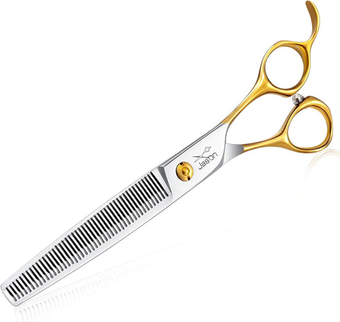 JASON 7.5" Thinning Shears for Dogs 40-Teeth Dog Grooming Blending Shear Professional