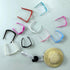 Cute Hamster Hat and 10 Pcs Sunglasses Set for Hamsters, Lizard, Guinea Pig, Small Pet Accessories (Beige)