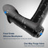 Rotate Function Swim Snorkel for Training Swimming Front Snorkel with Comfortable Mouthpiece for Pool Diving