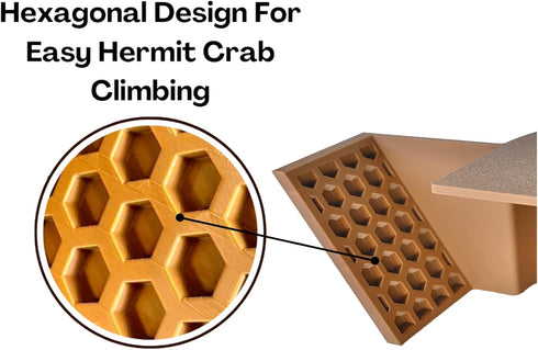 Hermit Crab Underground Cave | Hermit Crab Climbing Enrichment Tank Decor Hide | Hermit Crab Hideaway Decoration