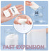 Premium Disposable Washcloths (40pcs) - Portable Pure Cotton Compressed Towels for Face & Hand Washing, Travel Ready