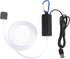 USB Aquarium Air Pump, Ultra Durable & Quiet Nano Air Pump, Small Bubbler for Fish Tank with Air Stone and Silicone Tube