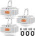 FLY2SKY 3 Pcs White Camping Light, Portable Rechargeable LED Camping Light for Hiking, Backpacking, Fishing, Emergency