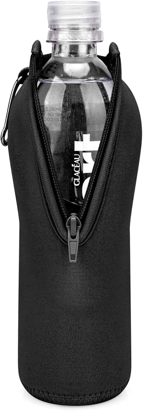 Linkidea Disposable Water Bottle Sleeve Compatible with Smartwater 16.9/20Fl Oz, Evian 16.9Fl Oz,