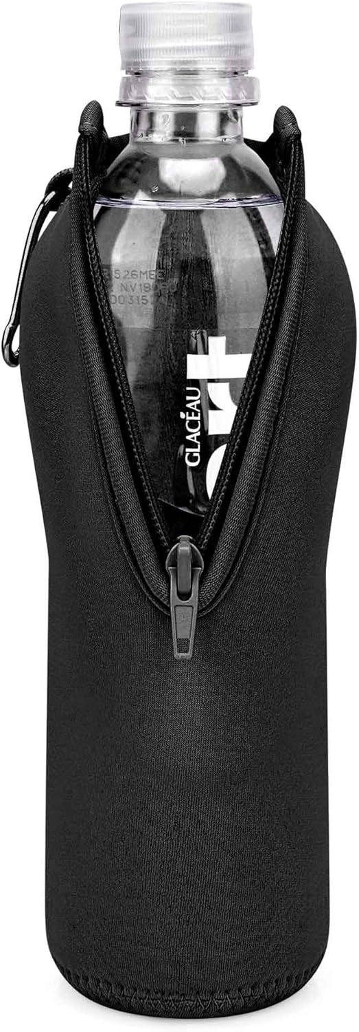 Linkidea Disposable Water Bottle Sleeve Compatible with Smartwater 16.9/20Fl Oz, Evian 16.9Fl Oz,