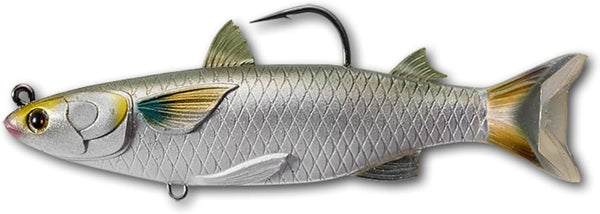 Generic Fishing Lure Mullet Swimbait mus120ms 4.5 Inch Saltwater # 1oz Silver mus120ms716