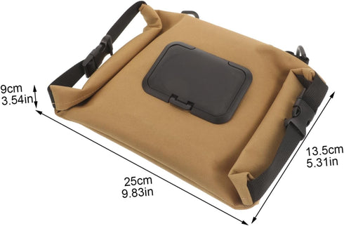 3pcs GALPADA Outdoor Hanging Tissue Holder Canvas Napkin Storage Bag for Camping Picnics Easy Access Tissue Container
