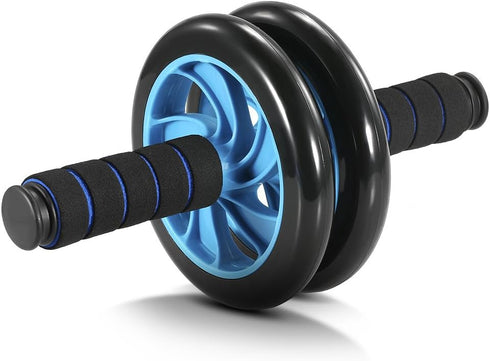 TOMSHOO AB Wheel Roller Kit with Push-Up Bar, Knee Mat, Jump Rope, Hand Gripper for Home Gym